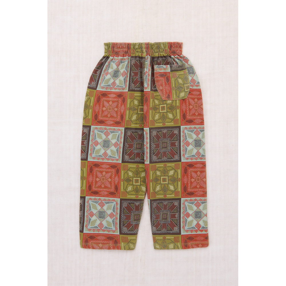 Misha&Puff】Camp Pant (Chili Spice Cross Stitch