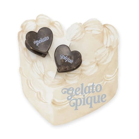 【 gelato pique 】 PWGA262622 ﾊｰﾄﾐﾆﾍｱｸﾘｯﾌﾟSET BRW