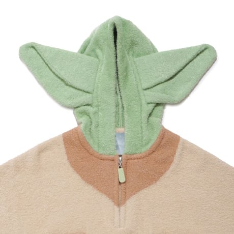 【 gelato pique 】STAR WARS　ベビーポンチョ　GRN(ヨーダ)/DGRY(ダースベイダー)