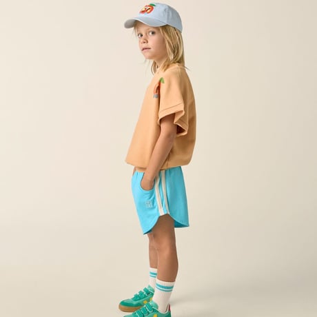 【The Campamento＆Zoey Kim】 Shorts Bands BLUE
