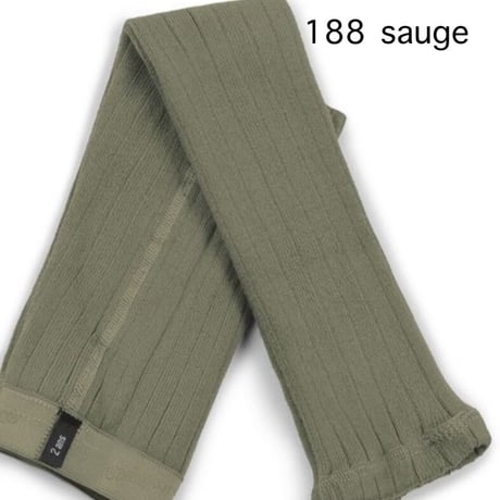 【Collegien 】5980　Maxence - Ribbed Footless Tights