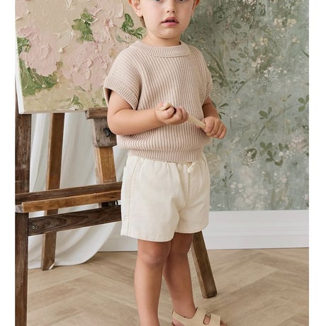 【 Jamie kay 】 JKFP262070  ｺｯﾄﾝﾂｲﾙｼｮｰﾄﾊﾟﾝﾂ Natura OWHT （size 80~100）