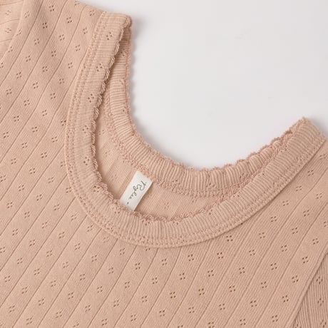 【 Rylee + Cru 】POINTELLE TEE || MELON