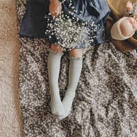 【collegien】2954 Joséphine Lace Trim Knee-High socks