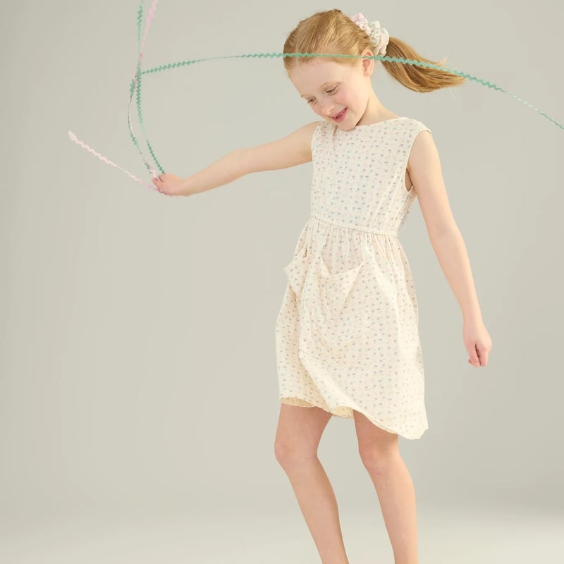 SOOR PLOOM 】Pocket Dress, Chicweed Print, Mix