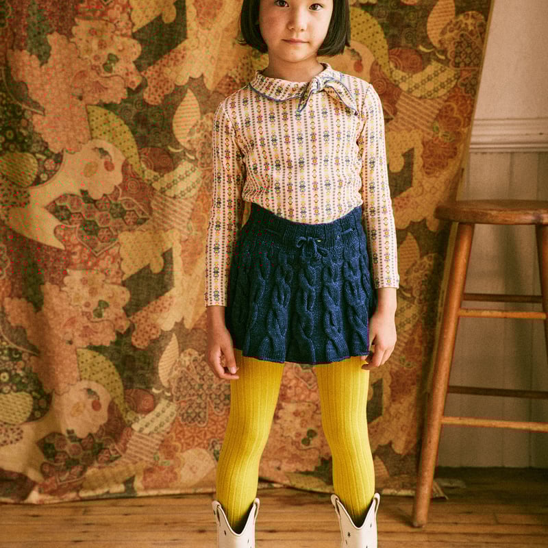 Misha&Puff】Cable Skating Skirt-420 Ink | MIK & CO Misha&Puff】Cable Skating Skirt-420 Ink | MIK & CO