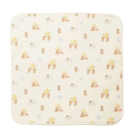 【 gelato pique 】 PBGG262527 BABYｱｲｽｸﾘｰﾑﾍﾞｱ柄ﾌﾞﾗﾝｹｯﾄ CRM