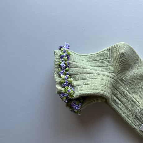 【 Collegien × mik&co 】Rococo frill ankle socks