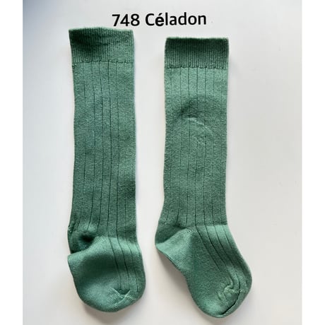 【collegien】2950 La Haute Ribbed High Socks