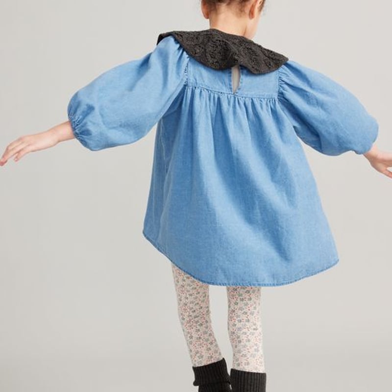 SOOR PLOOM 】Clementine Dress, Light Indigo* |...