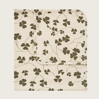 【organic zoo】 Clover Reversible Blanket Undyed