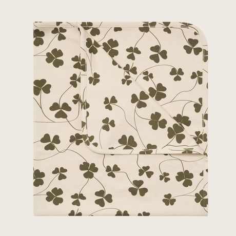 【organic zoo】 Clover Reversible Blanket Undyed