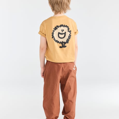 【The Animals Observatory】 ROOSTER KID T-SHIRT - CAMEL