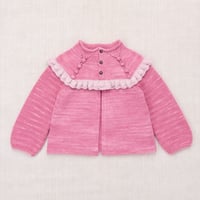 【Misha&Puff】 RUFFLE CARDIGAN (AZALEA) (4y)