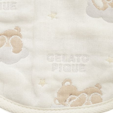 【 gelato pique 】 PBGG263008 BABYﾄﾞﾘｰﾐｰﾍﾞｱ柄6重ｶﾞｰｾﾞｽﾀｲ IVR