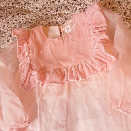 【Petite  amalie】Velvet Organza Dress