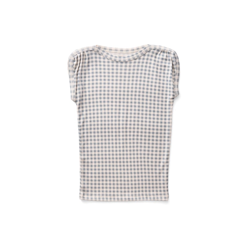 トップス soor ploom Sundae Tee Cloud Pointelle 2y 3月下旬入荷予定ご予約商品【 SOOR PLOOM 】Sundae Tee, Gingham