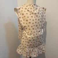 【mik＋】Original Tunic  Apron - Floral - Natural（S/M/L）