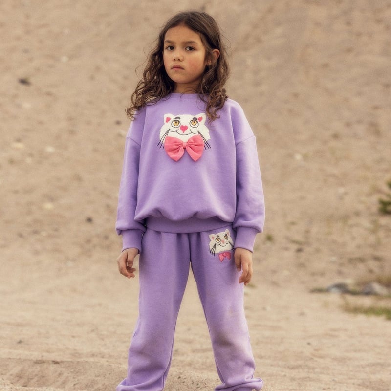 mini rodini】 Cat chenille sweatshirt | MIK & CO