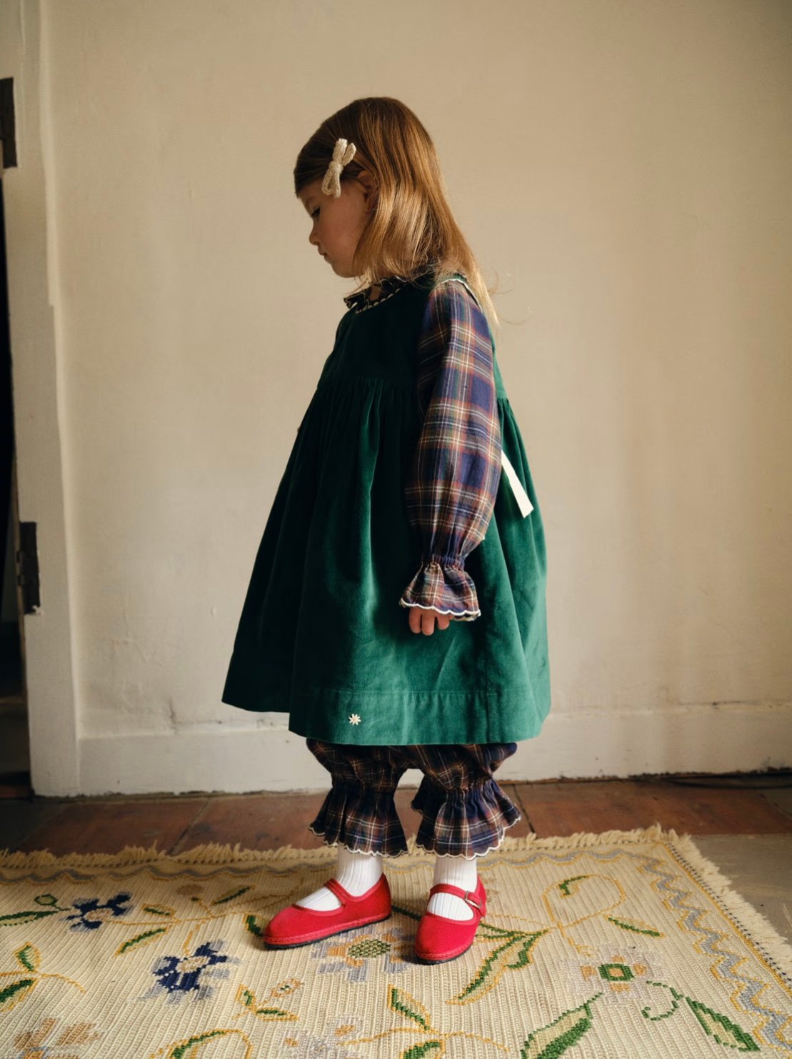 Misha&Puff】Velvet Esme Dress (Laurel) | MIK & CO