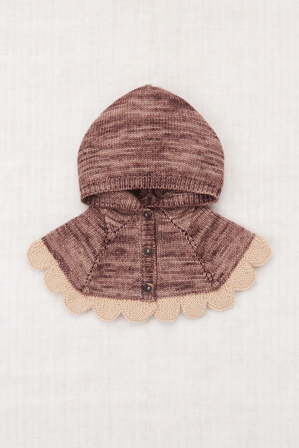 【misha&puff】ケープレット Misha&Puff】Scallop Capelet (Affogato) | MIK & CO