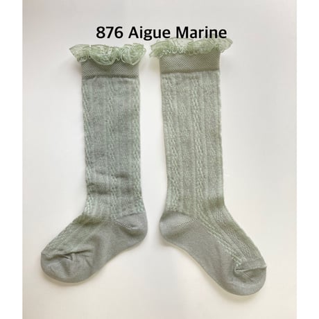 アウトレット【COLLEGIEN × mik&co   special édition】Alice - summer knee-high socks