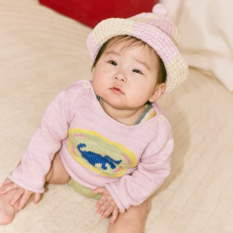 【Misha&Puff】BABY CROCHET TULIP HAT (AURA)