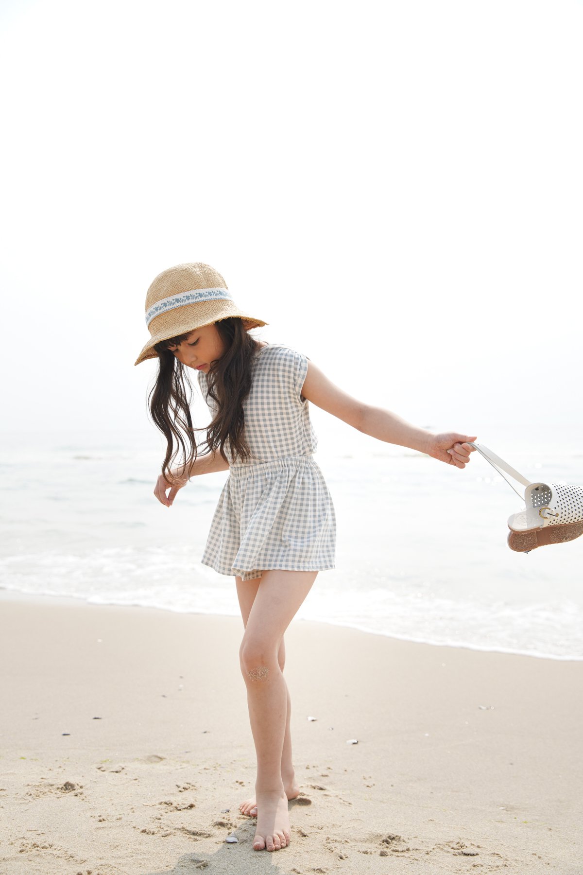 3月下旬入荷予定ご予約商品【 SOOR PLOOM 】Sundae Tee, Gingham