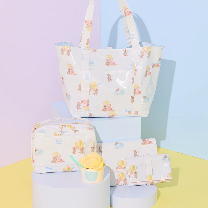gelato pique 】 PBGG262553 ｱｲｽﾍﾞｱ柄ｵﾑﾂｼｰﾄ CRM
