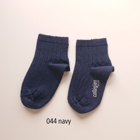 【collegien】3450 La Mini - Ribbed Ankle Socks