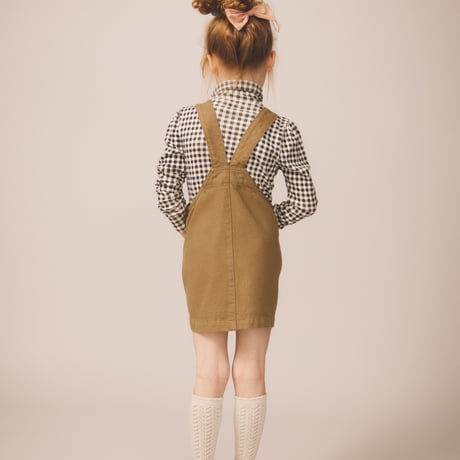 【 SOOR PLOOM 】Frond Knee Sock Linen / Prune　単品売り
