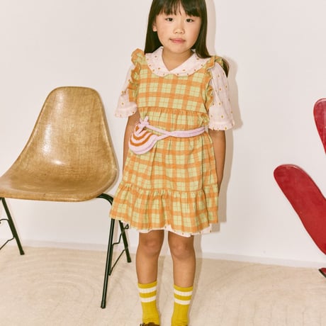 【Misha&Puff】 VOYAGE DRESS (AZALEA BLOSSOM PLAID)