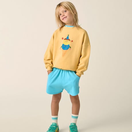 【The Campamento＆Zoey Kim】 Shorts Bands BLUE