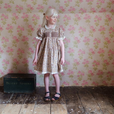 【 little cotton clothes 】Elizabeth Dress Yarrow Floral