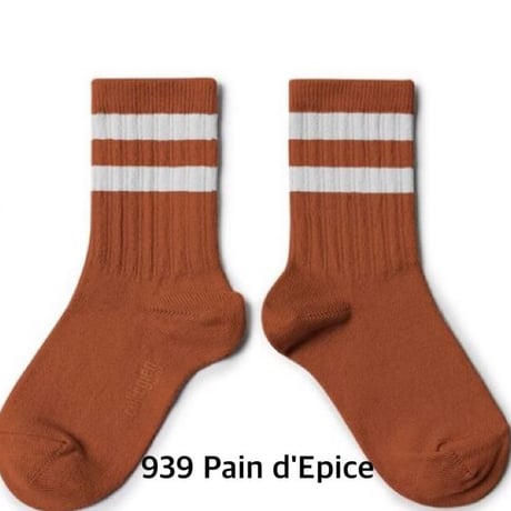 【collegien】8470 Nico - Ribbed Varsity Crew Socks