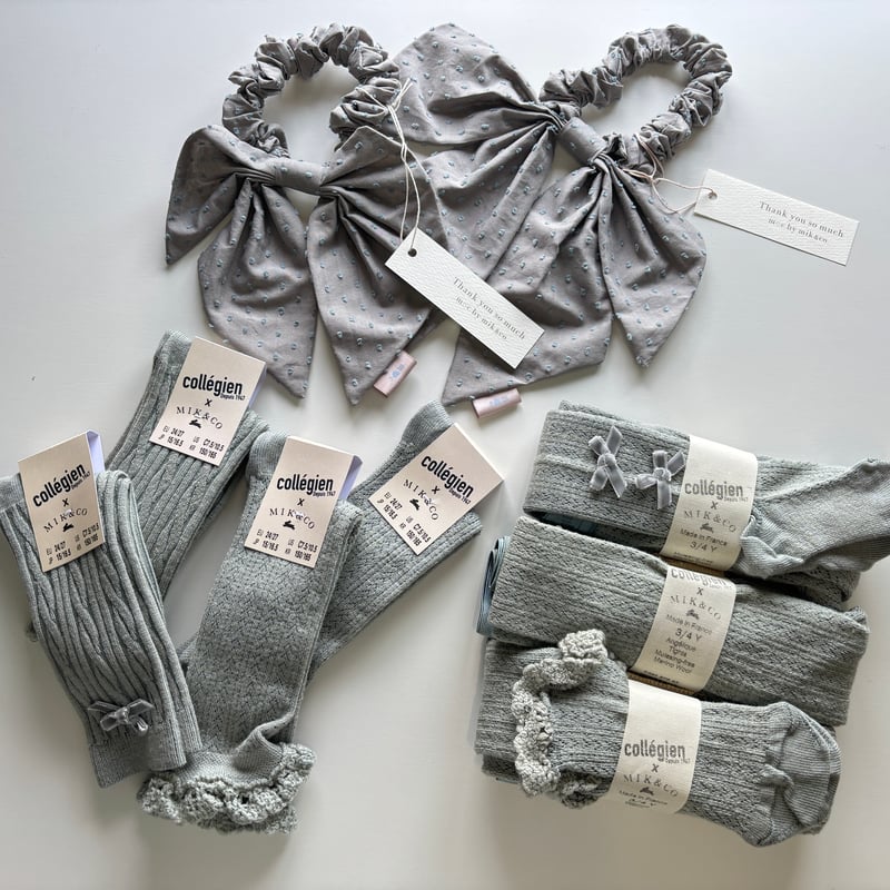 Collegien × mik&co】5555 Adeline -Aigue Marine