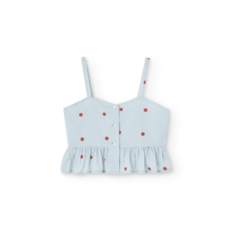 【The Animals Observatory】 QUAIL KID TOP - BLUE