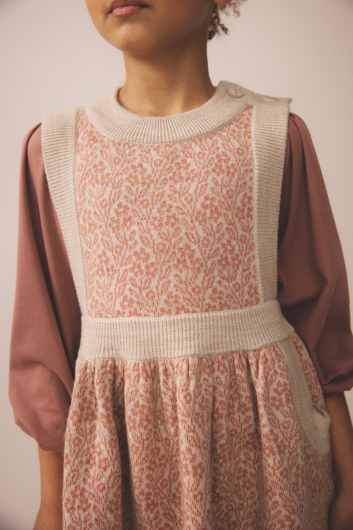 ワンピース Soor Ploom - Mathilda dress 6y Soor Ploom（ソーアプルーム）／MATHILDA DRESS - ROSEWOOD - 世界中の