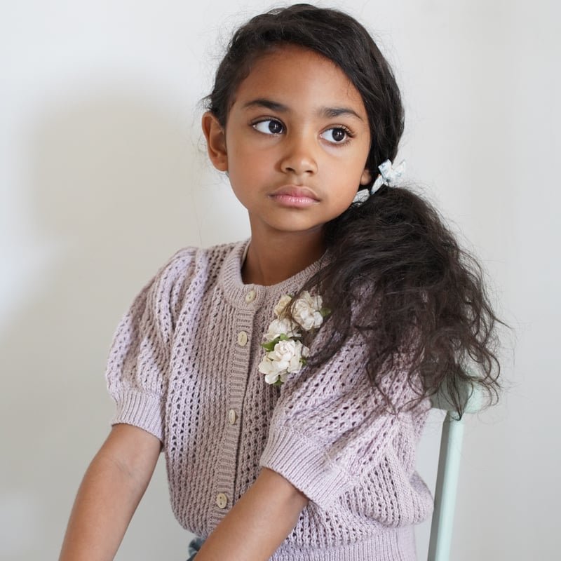 アウター soor ploom rose cardigan shorts 2y 3月中旬入荷予定ご予約商品【 SOOR PLOOM 】Mimi Cardigan, Cloud