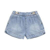 【 Jamie kay 】 JKFP262085 ｼｮｰﾄﾃﾞﾆﾑﾊﾟﾝﾂ Antique Denim D BLU（size 80~100）