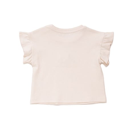【 Jamie kay 】 JKCT262904 ﾌﾗﾜｰPTﾁｭｰﾙﾓﾁｰﾌTｼｬﾂ PNK（size 90~120）