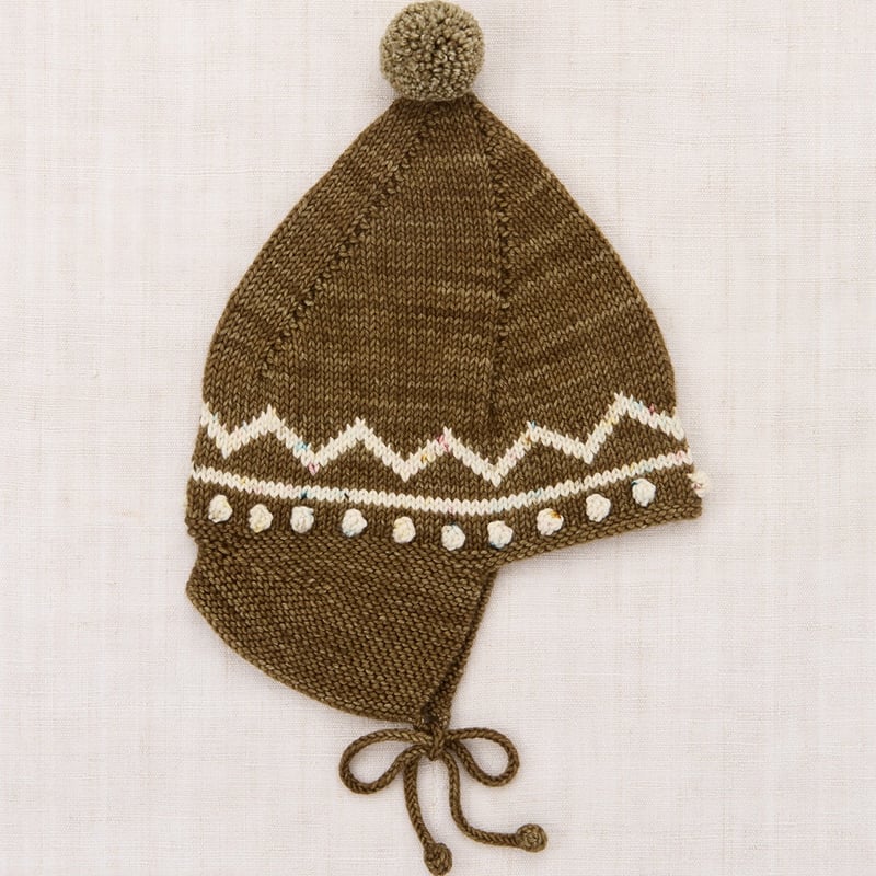 帽子 misha&puff zigzag pointy peak hat Misha&Puff】Zig Zag Pointy Peak Hat (Nutshell)
