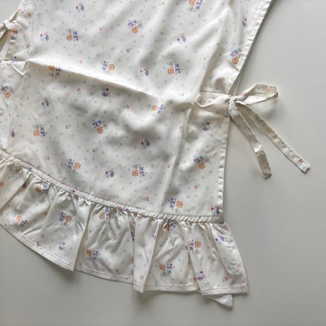 【mik＋】Original Tunic Apron - Floral - White（S/M/L）