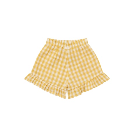 【organic zoo】 Honeycomb Gingham Frill Shorts