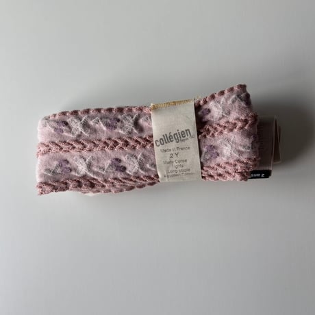 【 Collegien 】Marie-Cerise Jacquard Cherries and Bows Tights