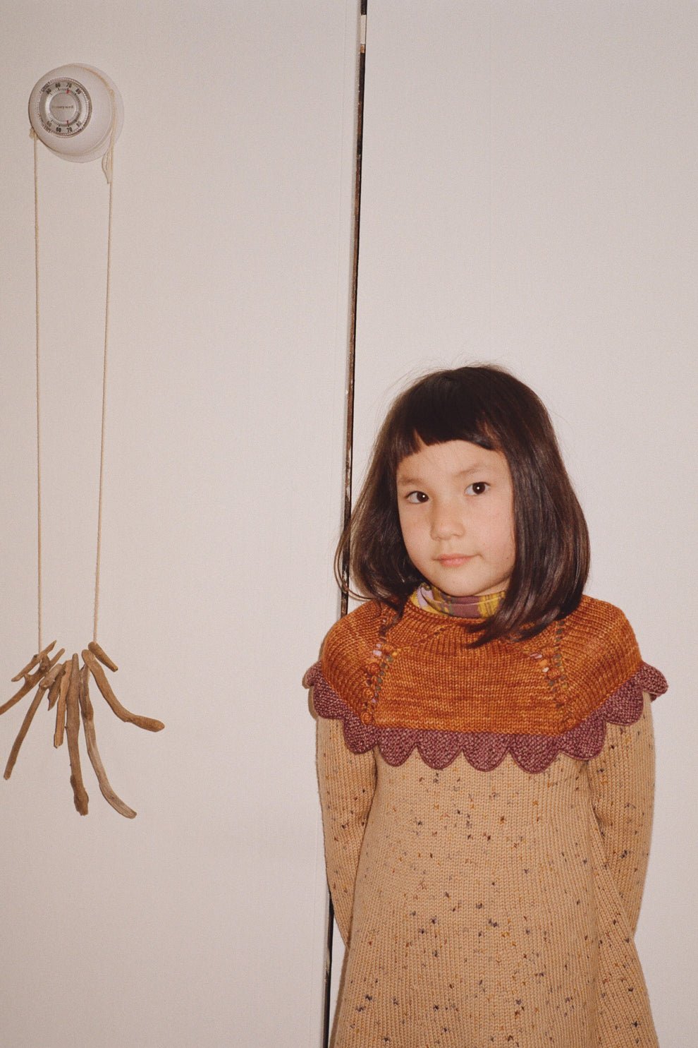 o*i様 Misha & Puff Scallop Yoke Tunic Dre Misha & Puff Scallop Yoke Tunic Dress - Periwin