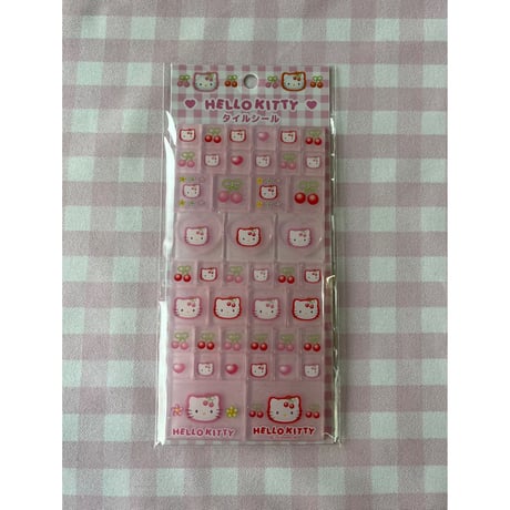 【Sanrio】NIC タイルシール〈ハローキティ 90s〉KT19-02 チェリー