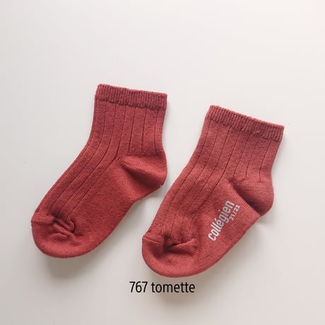 【collegien】3450 La Mini - Ribbed Ankle Socks