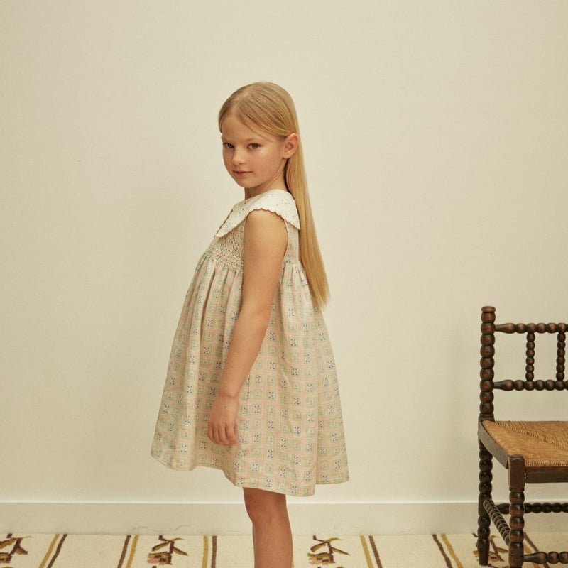Apolina 】 CORNELIA S/L SMOCK DRESS - ROSEPANE