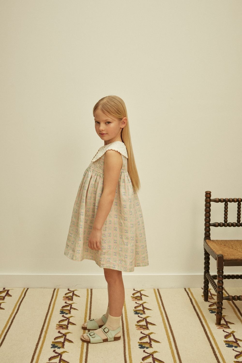 Apolina 】 CORNELIA S/L SMOCK DRESS - ROSEPANE